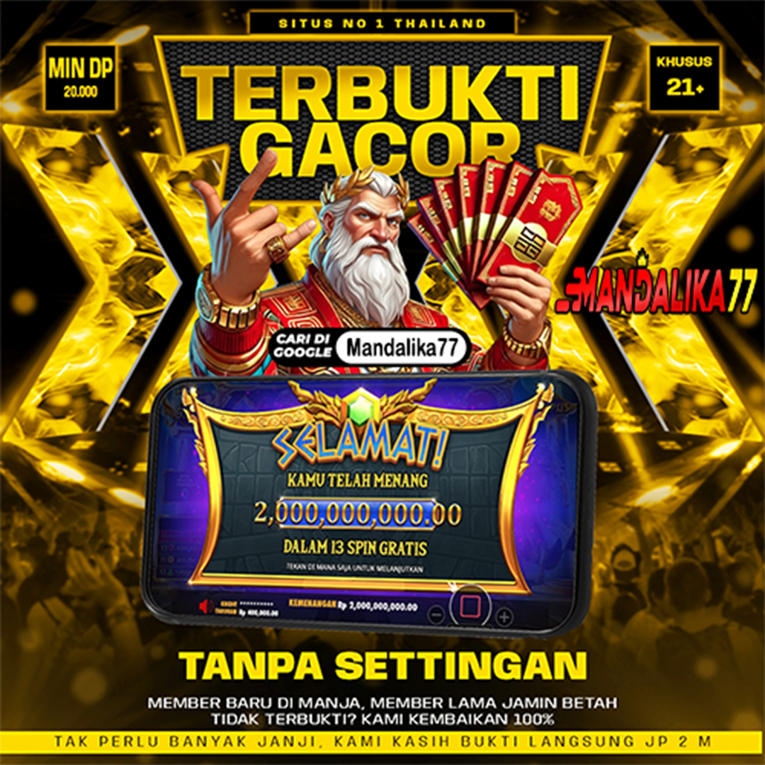 Mandalika77: Rekomendasi Slot Gacor 777 Maxwin Hari Ini Link Mudah Menang Terbaik image 1