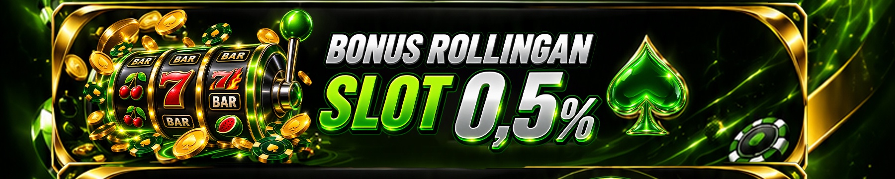 BONUS ROLLINGAN ALL GAME SLOT 0,5%